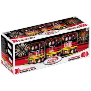 Schwarz Rot Gold von Keller Feuerwerk - Feuerwerk online kaufen im Pyrographics Feuerwerkshop