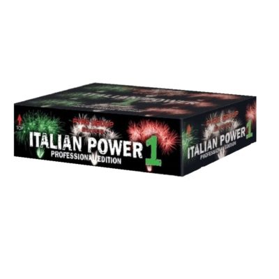 PGE/Pyrotrade Verbundfeuerwerk Italian Power 1 - Feuerwerk einfach online kaufen im Pyrographics Feuerwerkshop