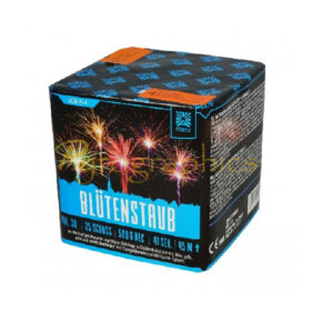 Blütenstaub von Argento Gefächerte Feuerwerksbatterie - Feuerwerk online kaufen im Pyrographics Feuerwerkshop