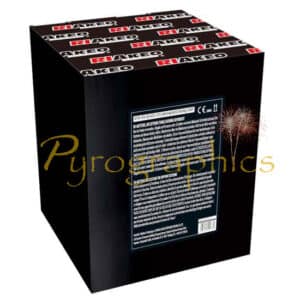 Riakeo Firework - 20'S Gold Crown to White Strobe Mine Gold Crown to White Strobe